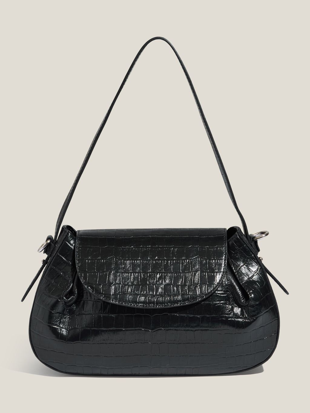 Bolsa Madri Croco Couro Legítimo