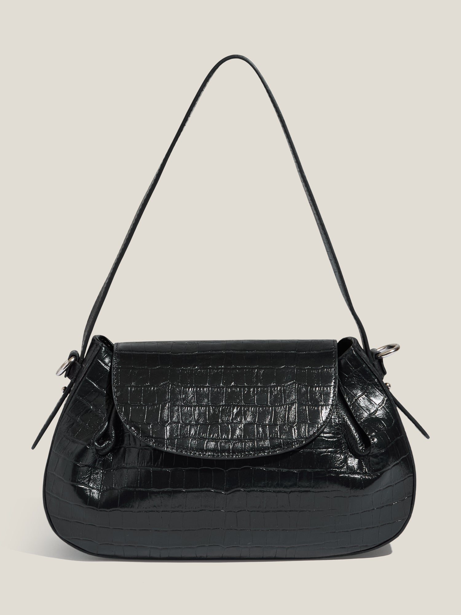 Bolsa Madri Croco Couro Legítimo