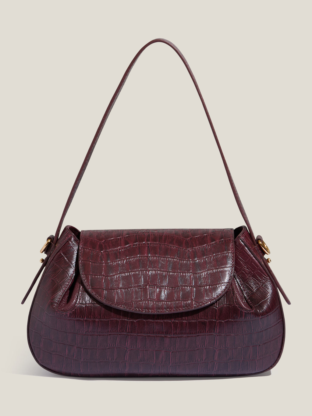 Bolsa Madri Croco Couro Legítimo
