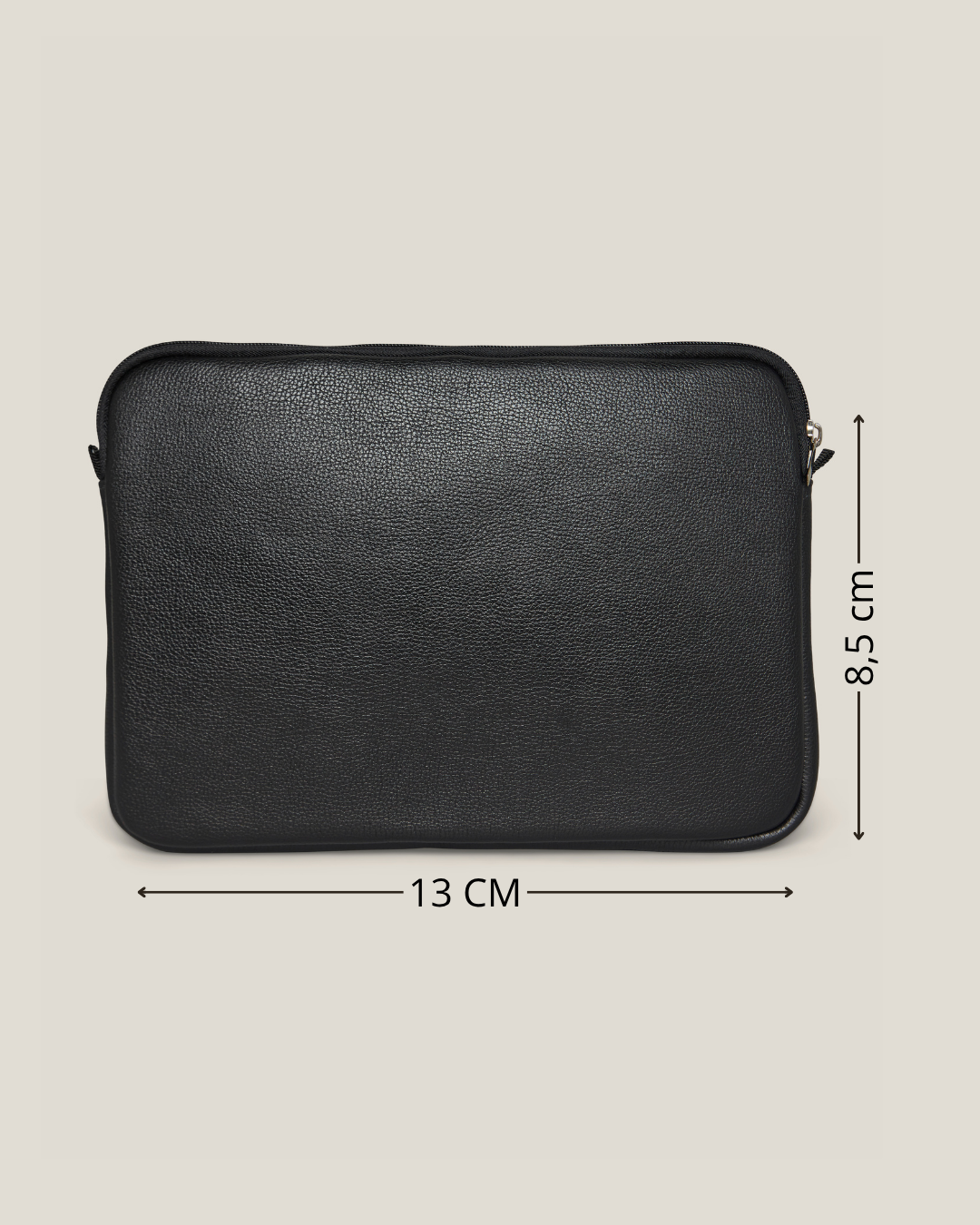 Case Notebook 14" com Zíper Couro Legítimo