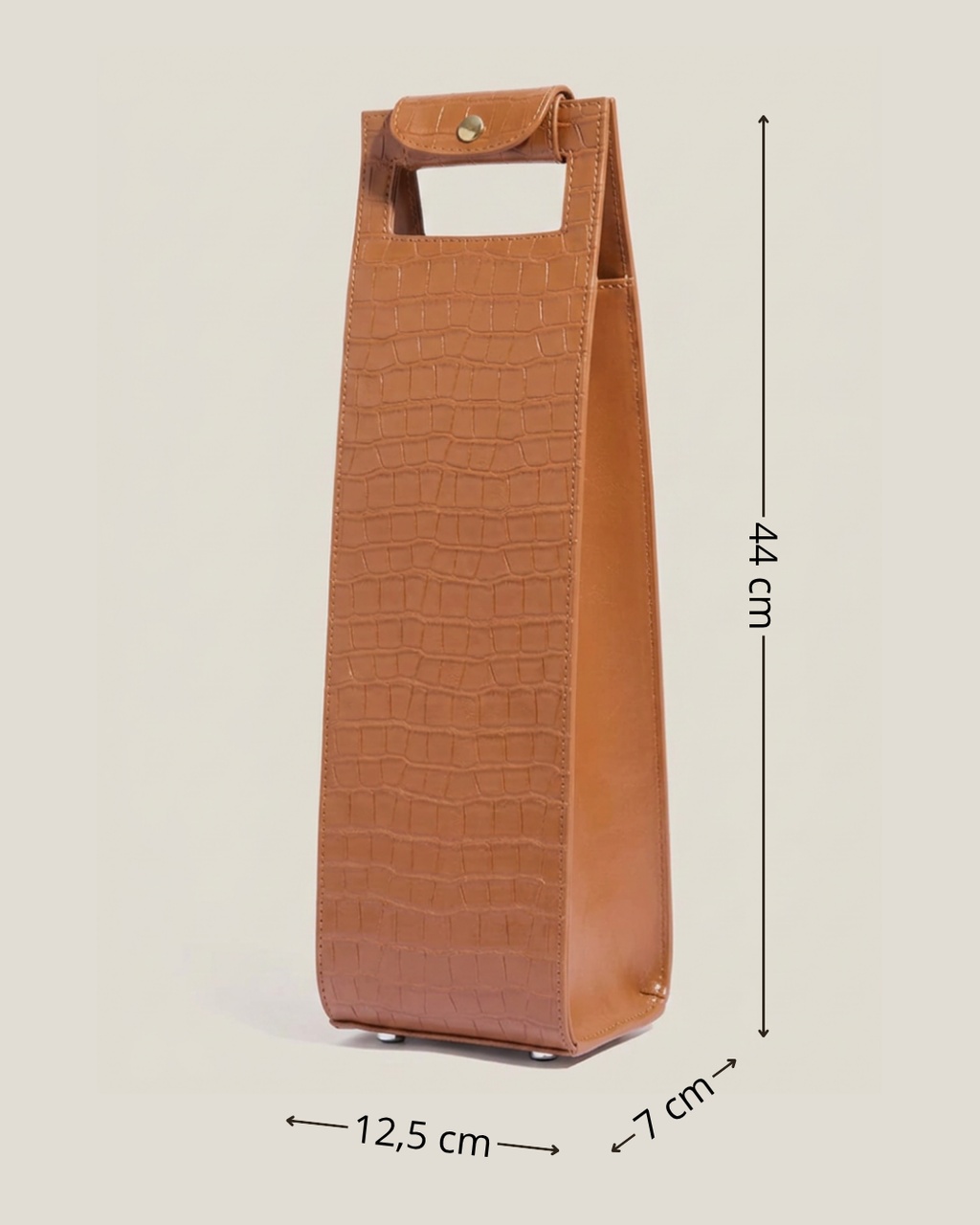 Porta Vinho Croco